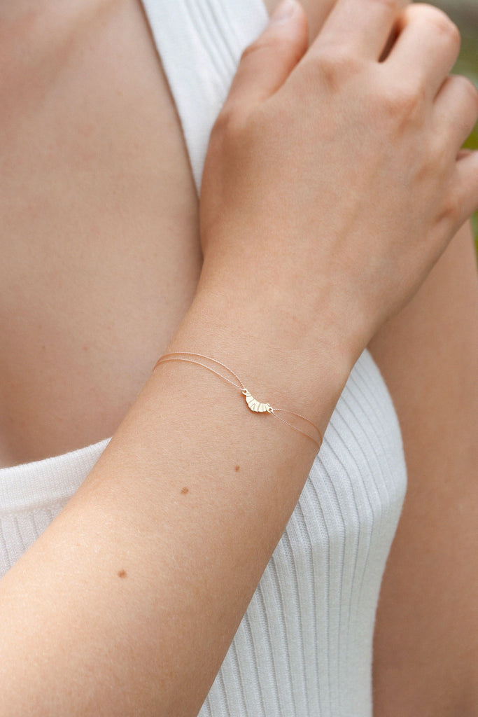 JUKSEREI GOOD LUCK BRACELET CROISSANT