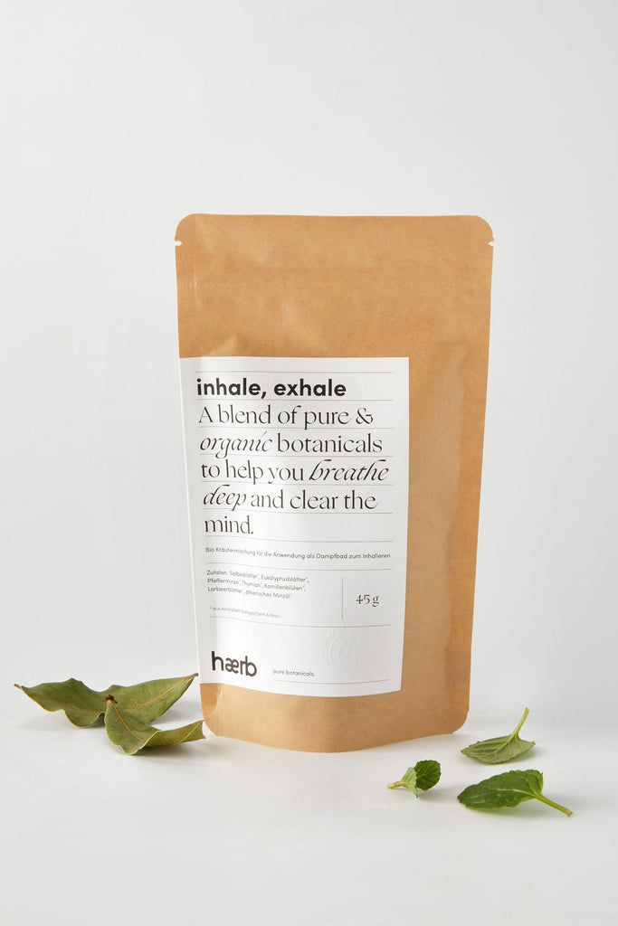 JUKSEREI HÆRB · ORGANIC STEAM BATH INHALE EXHALE